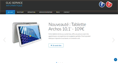 Desktop Screenshot of clic-service.eu