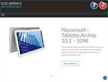 Tablet Screenshot of clic-service.eu